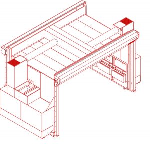 Door booth Layout red 1